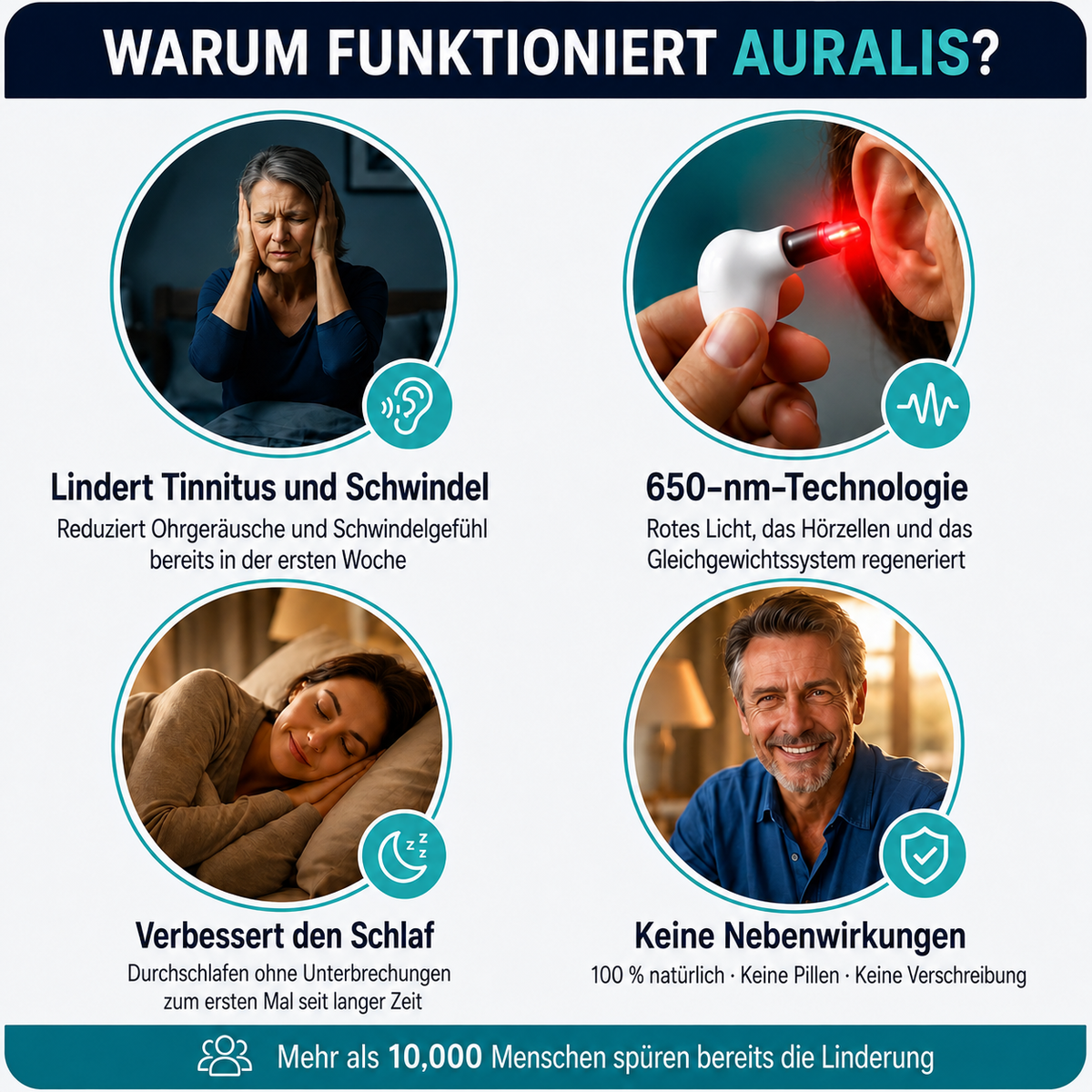 AURALIS™ – Rotlichttherapie für deine Ohren
